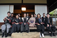 殺陣演武後の隊士たち 殺陣演武後の隊士たち